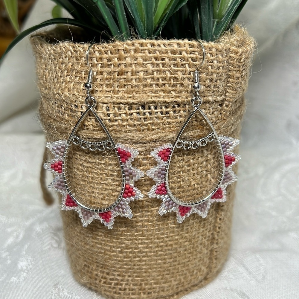 NEW Southwestern Inspired Boho Beaded Earrings